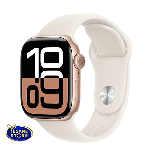 قیمت و خرید Apple Watch Series 10 رزگلد 42mm با بند لایت بلاش | اپل واچ سری ۱۰ اصلی